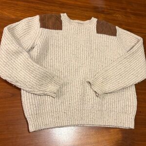 All Saints Chunky Ribbed British style Cream Sweater